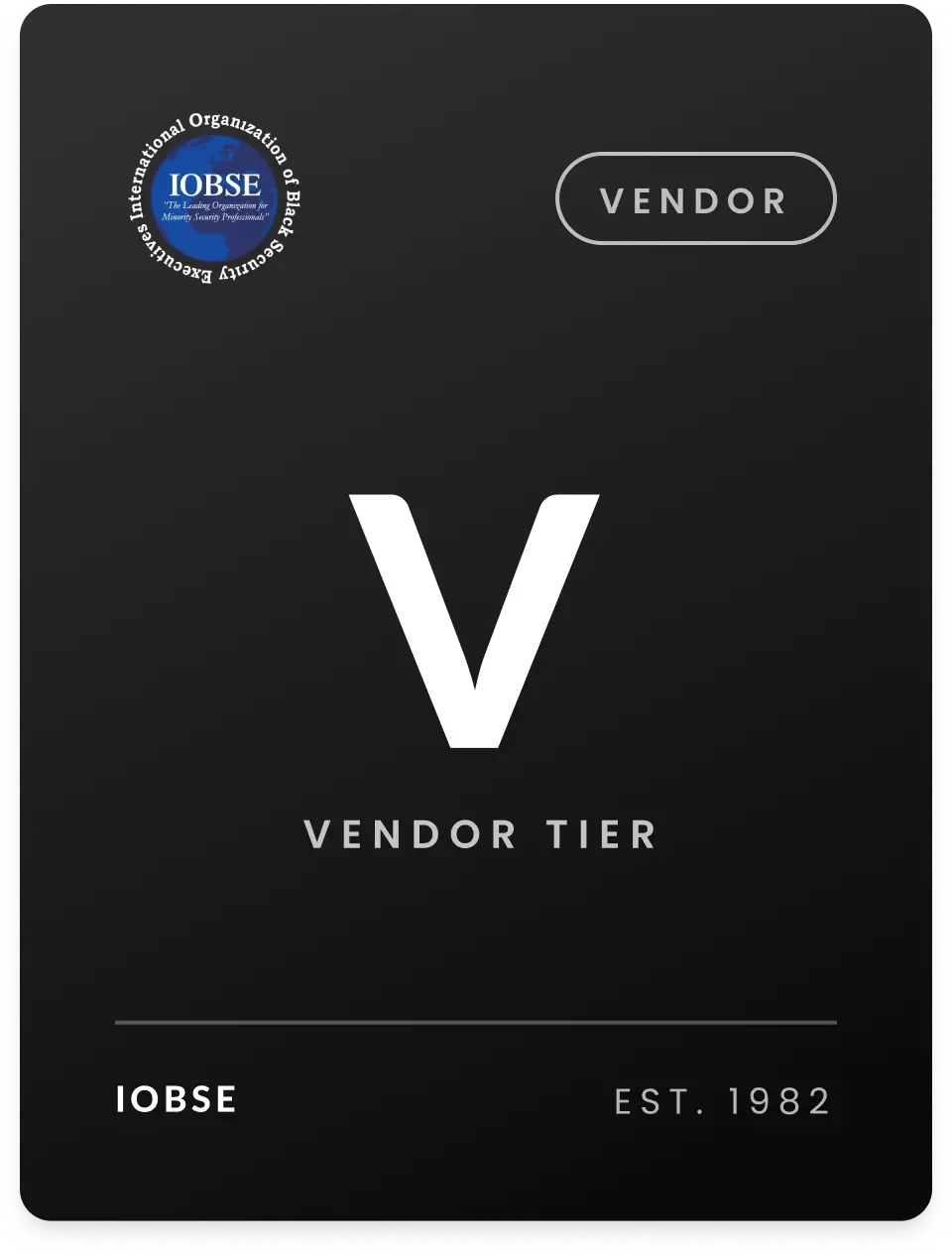IOBSE - Vendor Tier