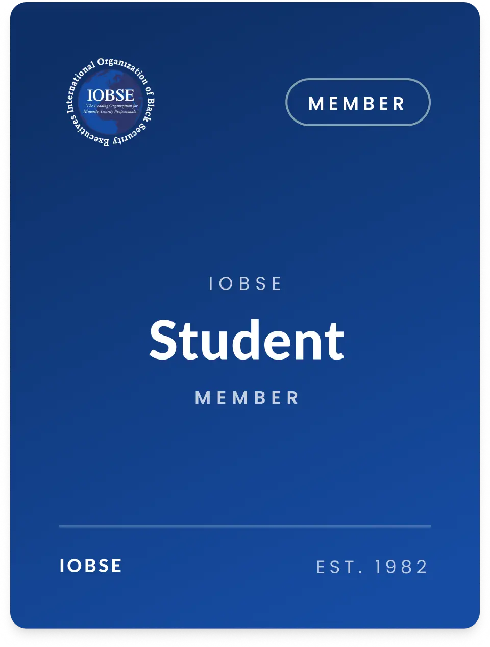 IOBSE Student Membership